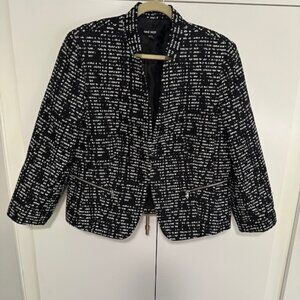 Nine West Tweed Crop Blazer